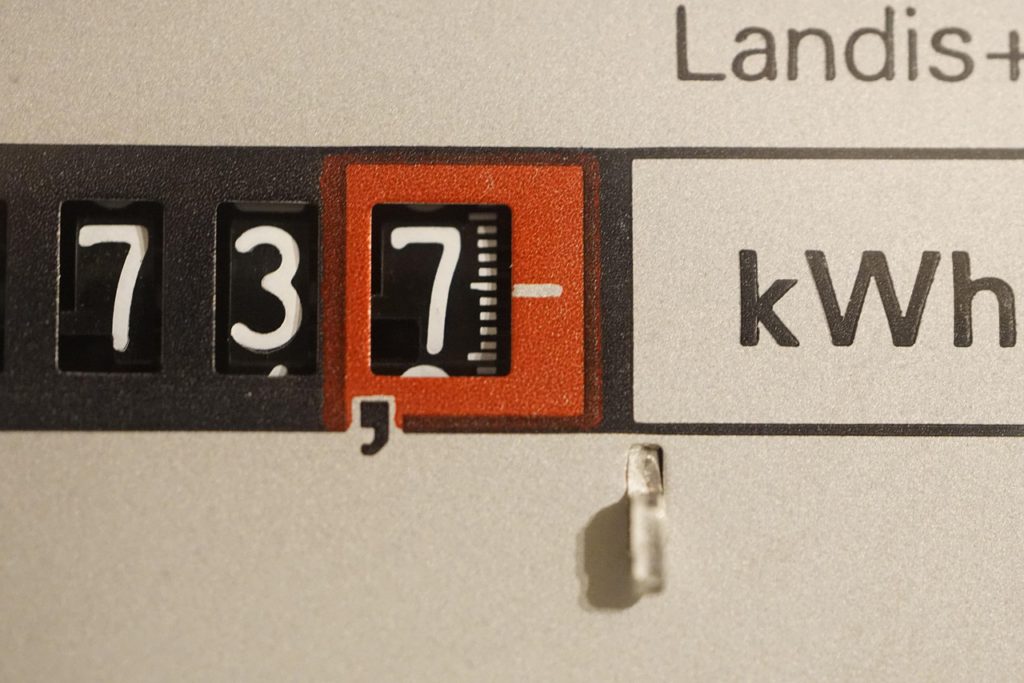 Elektroměr zachycuje spotřebu domácnosti