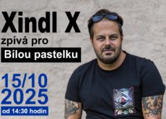 Již příští týden 15.10. se můžete těšit na koncert XINDLA X pro Bílou pastelku na Václavském náměstí